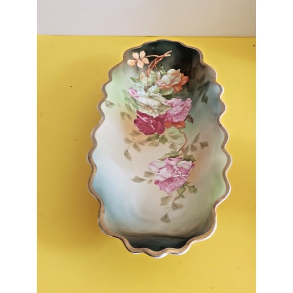 Antique M&Z Austria Vegetable Serving Dish 11 3/4" x 5" 1920's - Picture 13 of 13